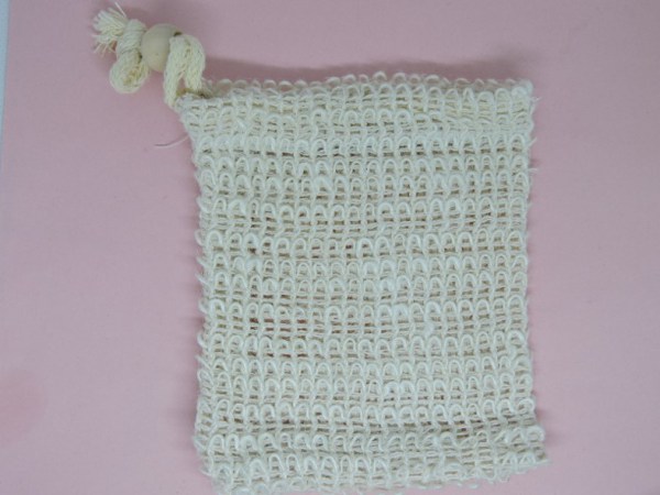 natuurlijk zeepzakje jute